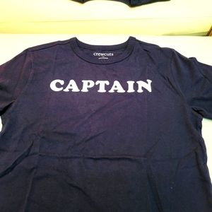 Crewcuts Navy Blue 'Captain' Tee